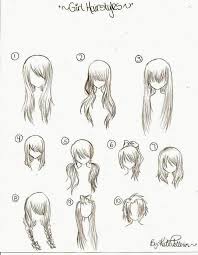 See more ideas about anime hair, how to draw hair, drawings. How To Draw Cute Anime Girl Hairstyles Novocom Top