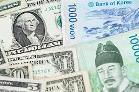 This currency rates table lets you compare an amount in south korean won to all other currencies. Sudkorea Won Und Us Dollar Wahrungsbanknoten Usa Sudkorea Stockbild Bild Von Beweglich Darlehen 157201773