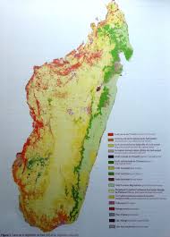 Le mont maromokotro, le plus haut sommet de l'île, culmine à 2 876 mètres d'altitude (on peut le repérer sur la carte de de madagascar, sur le. Carte De Vegetation De Madagascar Download Scientific Diagram