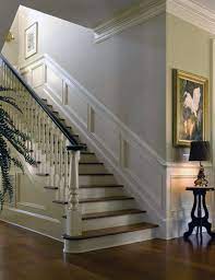 Top 60 Best Stair Trim Ideas Staircase Molding Designs Staircase Molding Stairs Trim Wainscoting Styles