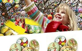 Sedeta Mini Paques En Forme D Oeuf Coquille D Oeuf Painted Tin Keepsake Bonbonniere Sur Les Boites Party Decoration Enfants Badine L Anniversaire De Mariage Ca Decoration Enfant Coquille D Oeuf Decoration