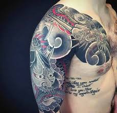 As a perennial reminder about the eternal struggle between good and evil, japanese demon tattoos provide a solid foundation for understanding the struggle one has to overcome in the making of a man. Top 53 Best Japanese Demon Oni Tattoo Ideas 2021 Inspiration Guide Half Sleeve Tattoo Tattoo Sleeve Men Cool Half Sleeve Tattoos