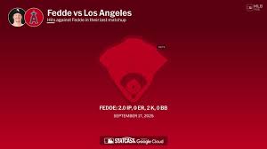 Erick Fedde against the Angels