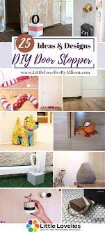 One common type of door stop is the hinge pin stop, which mounts on the hinge of the door. 25 Diy Door Stopper Projects How To Make A Door Stopper