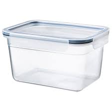 IKEA 365+ Contenedor de alimentos con tapa, rectangular/plástico, 2.0 l -  IKEA Colombia