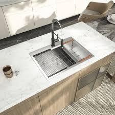 Free shipping on orders over $99! Lordear 30 Workstation Kitchen Sink Drop In 16 Gauge Topmount Stainless Steel Sink Overstock 31706133