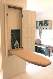 save space by building an ironing board cupboard right into the wall and even build a small nook ins iron table ideas small spaces iron table ideas iron table