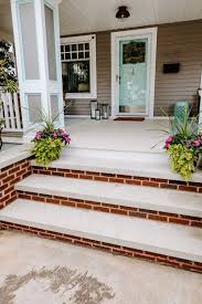 Home Series Front Porch Shore Society In 2020 Brick Porch Front Porch Steps Brick Steps