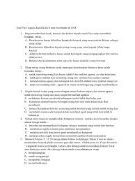 Kelas 9 smp pendidikan agama katolik dan budi pekerti siswa &mldr; Soal Uts Kls 9 Agama Katolik Jawabanku Id