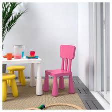 Mammut Children S Chair Indoor Outdoor Pink Ikea Childrens Chairs Indoor Chairs Ikea Kids Chairs