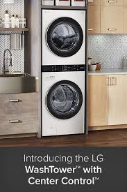 Today's laundry appliances come in several sizes and configurations. Introducing The Lg Washtower With Center Control In 2021 Laundry Decor Laundry Center Tempered Glass Door