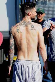 Adam levine will get proper leg tattoo — see the video | people.com skip to content high navigation shut. An Exhaustive Taxonomy Of Adam Levine S Tattoos
