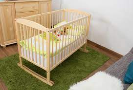 Child care facilities was upgraded with advanced engineering to become the next generation of day care cribs. Baby Cot Crib 104 Solid Pine Wood Clear Finish Incl Slats 60 X 120 Cm
