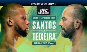 Simmons (7), rogério de lima vs. Ufc Fight Night Santos Vs Teixeira November 7 On Espn Espn Deportes And Espn Espn Press Room U S