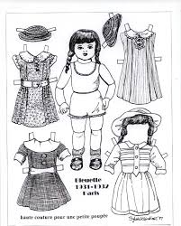 All newspaper items have been copied in black and white. Bleuette Paper Doll By Sylvia Kleindinst Paper Dolls Paper Dolls Printable Dolls