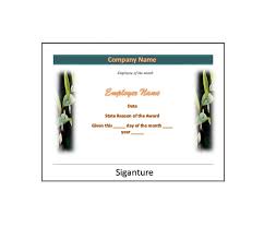 You can also, add text, borders, clip art, photos and different fonts. 30 Printable Employee Of The Month Certificates Templatearchive