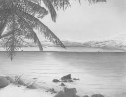 Berikut ini cara menggambar pemandangan alam dengan mudah yang dapat dilakukan oleh pemula. 100 Gambar Sketsa Pemandangan Alam Pantai Gunung Desa Air Terjun