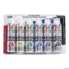 Tulip Colorshot Instant Fabric Color Spray Tie Dye Kit Rainbow Oriental Trading