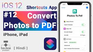 Printing to pdf from iphone will work in any app that integrates airprint. Siri Shortcuts App 12 Convert Multiple Photos To Pdf Iphone Ios 12 Techie Prashant Hindi Youtube