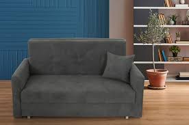 Braucht freien platz vor dem sofa oder zumindest platz, der freigeräumt werden kann. 2er Sofa Rey Mit Schlaffunktion Graphit Sofas Zum Halben Preis