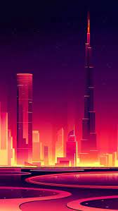 Dubai Night Life Iphone Wallpaper Artistic Wallpaper Minimalist Wallpaper Phone Wallpaper