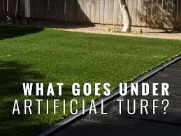 Unroll the synthetic grass and stretch across the top of the prepared base. What Goes Under Artificial Turf Turf Pros Solution