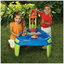 American Plastic Toys Inc Sand Water Wheel Play Table At Big Lots Play Table Water Wheel Sand And Water Table