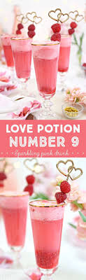 Love Potion Number 9 Is A Drink Recipe That S Sparkling Pink Non Alcoholic And Perfect Non Alcoholic Drinks Refreshing Drinks Recipes Drinks Alcohol Recipes