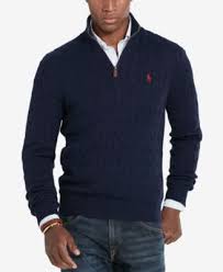 Polo Ralph Lauren Men S Cable Knit Mock Neck Sweater 98 50 Perfect For Layering This Half Zip Swea Ralph Lauren Men Outfit Men Sweater Sweaters Women Fashion
