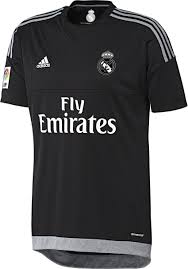 This jersey features ventilated climacool to keep you cool and dry. Real Madrid Black Jersey