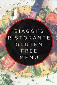 Bj S Brewhouse Gluten Free Menu Biaggi S Gluten Free Menu Is It By Urban Tastebud Gluten Free Menu Gluten Free Restaurant Menus Gluten Free Restaurants