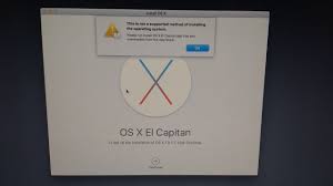 I Can T Reinstall My Os X El Capitan Please Run Install Os X El Capitan App Ask Different