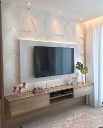 Maria Fernanda Arquitetura On Instagram Beautiful Panel With 3d Coating What Did You Think In 2020 Wohnzimmer Ideen Wohnung Wohnzimmerentwurfe Wohnzimmerdesign