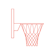 How to draw a basketball hoop step by step pictures. Basketball Rims Nets Dimensions Drawings Dimensions Com