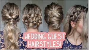How to be great wedding guests? Wedding Guest Hairstyles Short Medium And Long Hairstyles Youtube