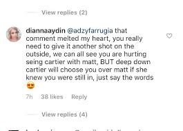 Adam Still Has Feelings For Cartier Confirmed He Liked This Comment On Instagram Loveislandaus