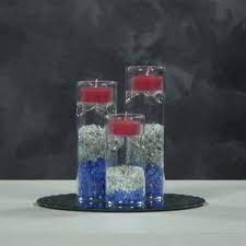 Patriotic Wedding Perfection Patriotic Wedding Blue Centerpieces Patriotic Centerpieces