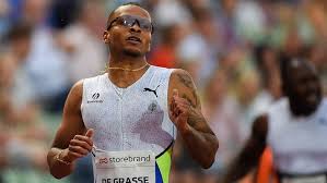 He won the silver medal in the 200 m and bronze medals in both the 100 m and 4×100 m relay at the 20. De Grasse Rules Track In Hungary Sprints To 2nd 200 Metre Victory In 5 Days Cbc Sports