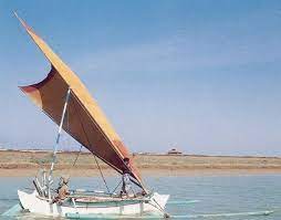 Here S An Interesting Rig Found On Outrigger Canoes Especially Double Outriggers In Madura Indonesia Called Variously Boat Traditional Boats Boat Building
