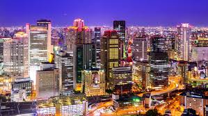 Osaka (大阪, ōsaka) is japan's second largest metropolitan area after tokyo. Osaka Japan City Skyline In Stock Footage Video 100 Royalty Free 8079370 Shutterstock