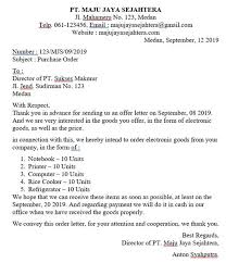 Perbedaan antara precede dan proceed dalam bahasa inggris. 14 Contoh Surat Pesanan Barang Dalam Bahasa Inggris Dan Artinya