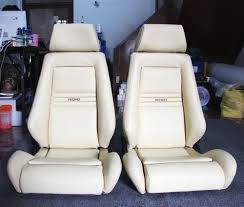 2 Jdm Recaro Specialist Seat Solid Headrest Racing Porche Eg Ek Auto Cars Recaro Recaro Seating Camaro Interior
