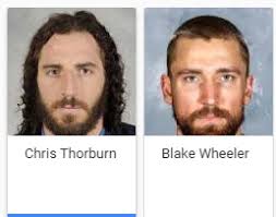 Blake s wheeler, james w blake. Blake Wheeler S Google Stock Photo Looks Like A Reversed Picture Of Chris Thorburn S But With Short Hair Hockey