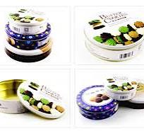 Wholesale high quality gift bulk butter cookies tin box