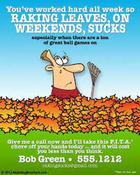 Advice For Starting A Leaf Raking Business Lawn Care Business Lawn Care Business Cards Raking