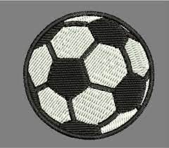 Easy Soccer Ball Embroidery Design Pattern Sews Fast Soccer Mom Crafts Sports Symbol Football Stitch File For Machine Embroidery Embroidery Designs Free Embroidery Designs Pes Pes Embroidery Designs