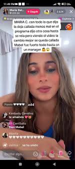 Maria Cedeño Hace Un Comentario Para Mabel