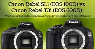 Canon Rebel Sl1 Eos 100d Vs Rebel T3i Eos 600d