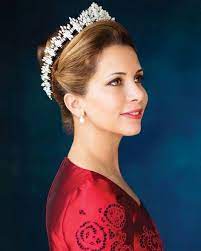 الاميره هيا بنت الحسين princess haya dyed natural hair royal tiaras