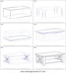 How To Draw A Coffee Table Printable Step By Step Drawing Sheet Drawingtutorials101 Com Drawing Furniture Interior Design Sketches Drawing Sheet